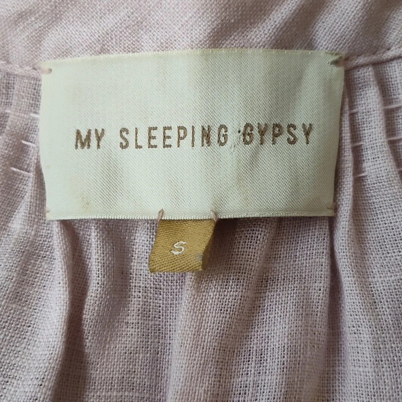 My Sleeping Gypsy Odyssey Linen Jumpsuit Size Small - Picture 7 of 10